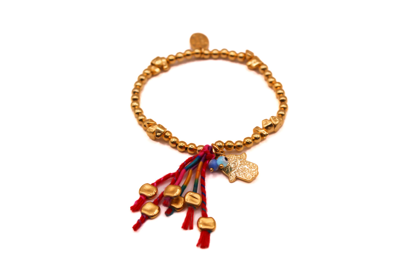 Pulsera Mano de Fátima y Ojo Turco