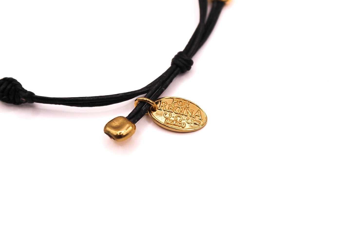 Pulsera Cuero Trenzado con Perla Barroca