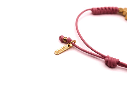 Pulsera Cuero con Virgen y Cruz