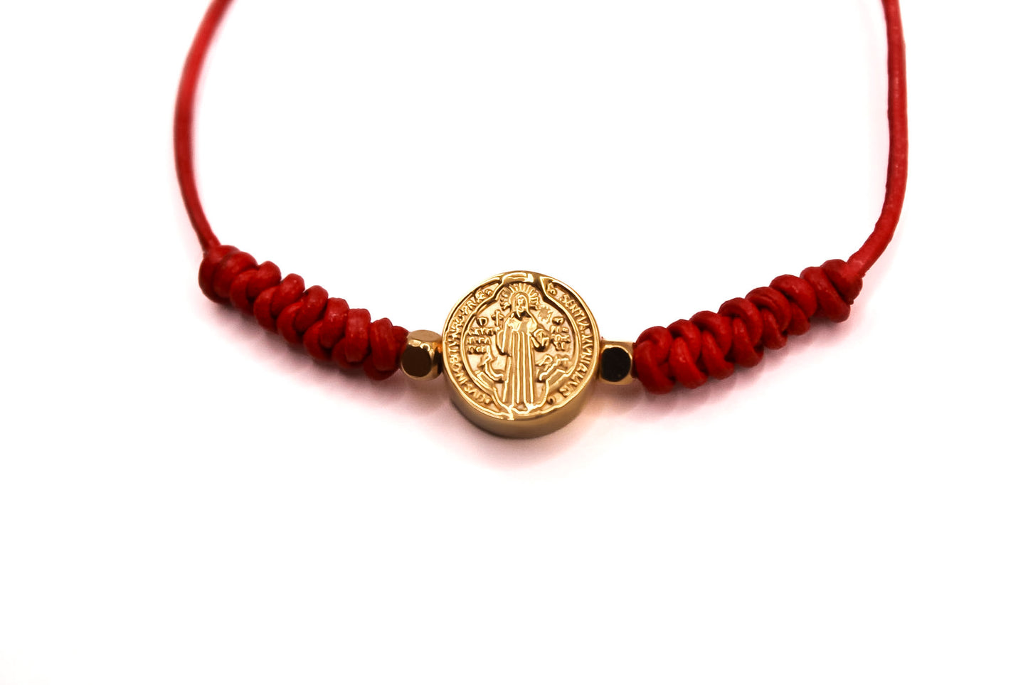 Pulsera Cuero Trenzado San Benito