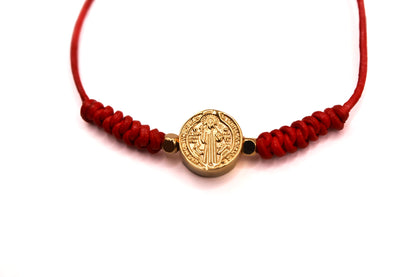 Pulsera Cuero Trenzado San Benito