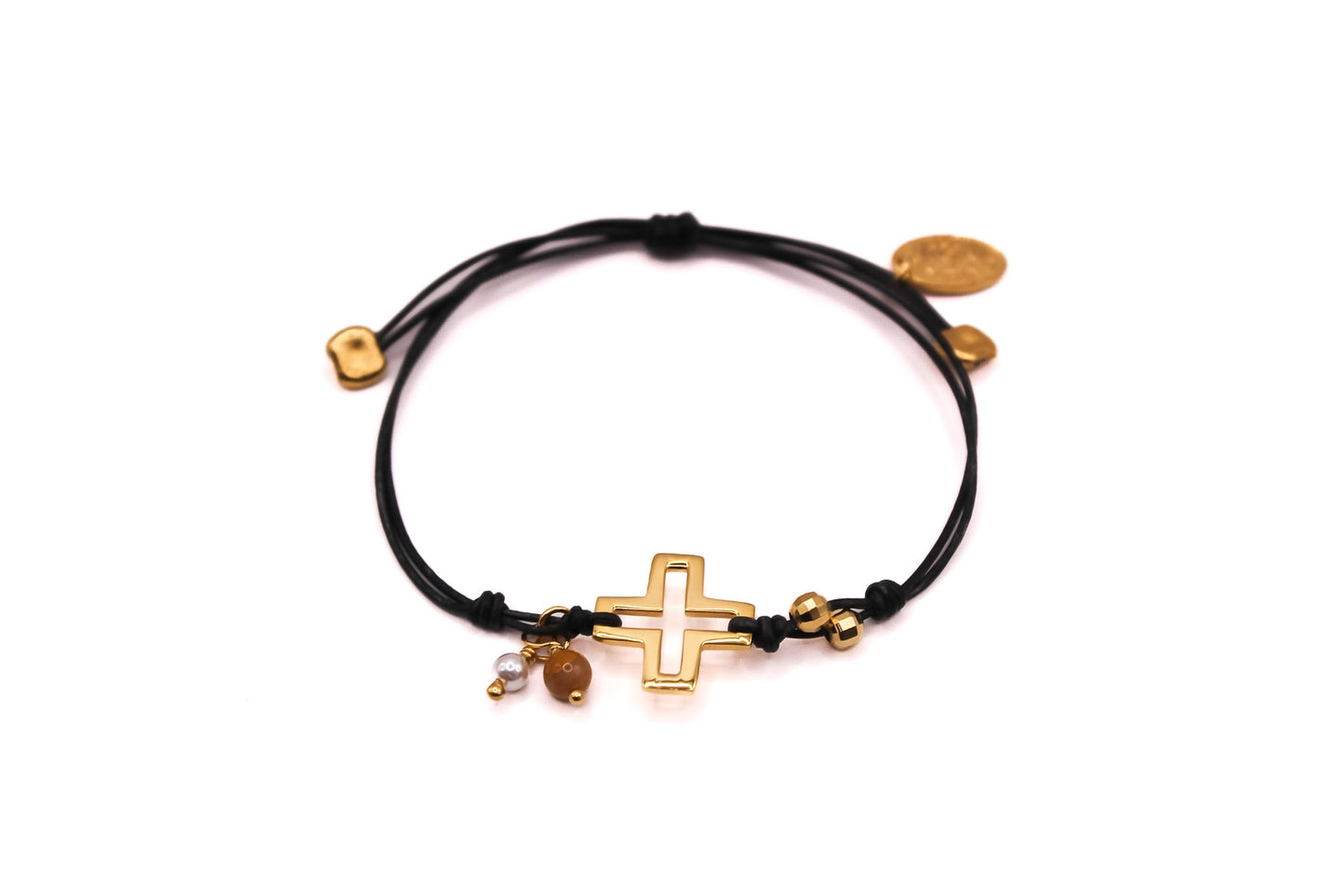 Pulsera Cruz Calada