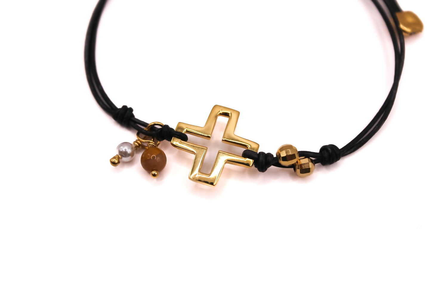 Pulsera Cruz Calada