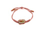 Pulsera Cuero con Escapulario Bordado