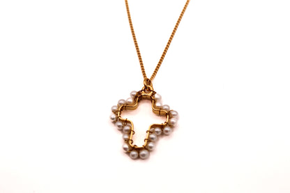 Collar Cruz de Perlas