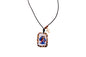 Collar Cuero con Escapulario Virgen Desatanudos